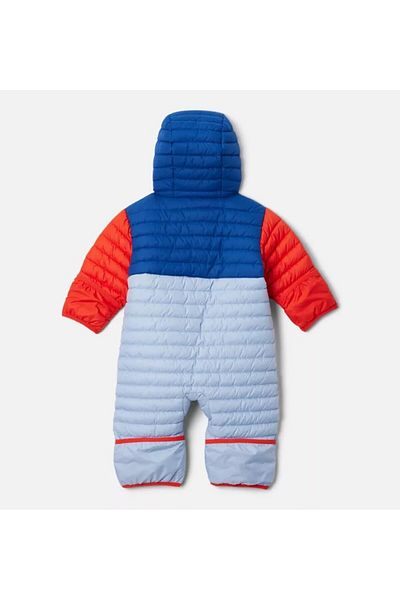 Next Baby Columbia Whisper, Mountain Blue Self-Standing Micro Fleece-Lined Hooded Astronaut Jumpsuit