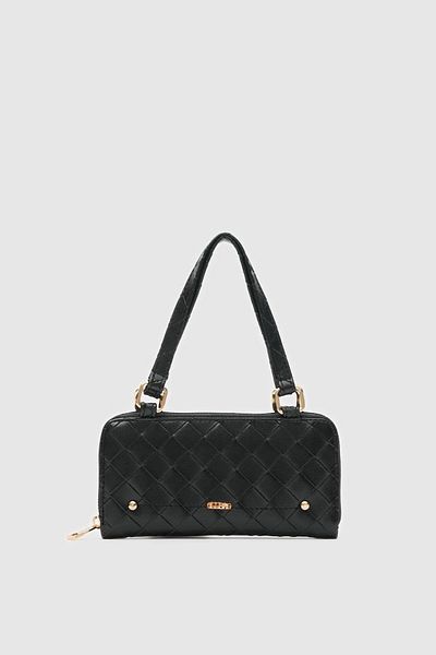Honorius Women's Large Size Handbag Crossbody Bag Wallet Black