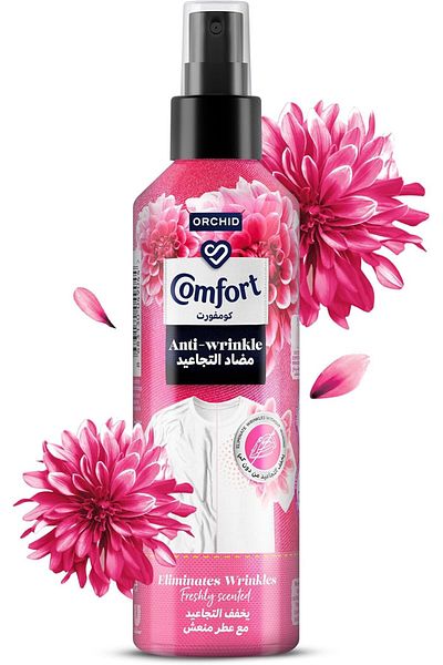 Comfort Anti-wrinkle Spray for clothes, Orchid, 200ml