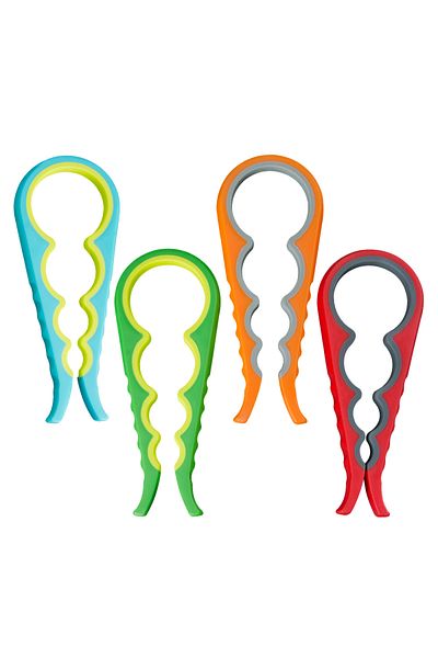 Generic Can and Bottle Opener - Red