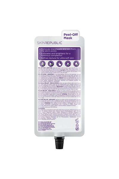 Skin Republic Skin Republic Charcoal Peel-Off Face Mask (3 x Applications)Removes Blackheads and Dead Skin