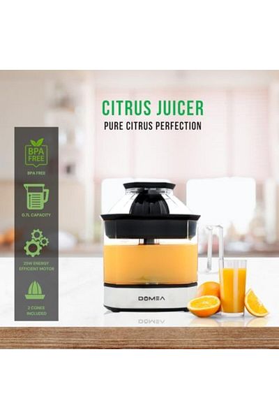 DOMEA Electric Citrus Juicer, Orange Juice Maker, Lemon Squeezer