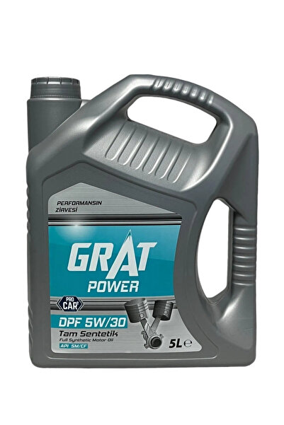 GRAT Power Dpf 5w-30 Partiküllü Tam Sentetik Motor Yağı 5 L
