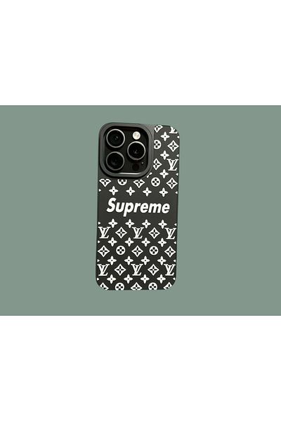 Supreme Phone case compatible with iPhone 16 PRO SUPREME, black and white
