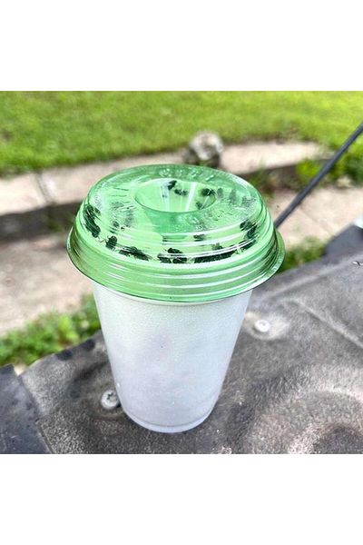 Generic Billy Bobs 2-Piece Re-Usable Messy Sticky Round Funnel Lid Fly Traps Green 41050