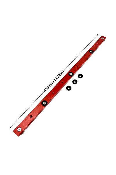 Choice3 منزلق قضيب ميتري أحمر 450 مم، قضيب ميتري من سبائك الألومنيوم، منزلق ق...