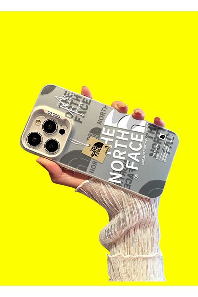 THE NORTH FACE Husa The North Face, compatibil cu iPhone 15 PRO, Argintiu