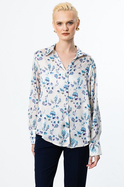 ON Cămașă cu model floral zece