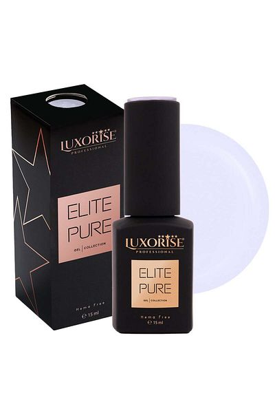 LUXORISE Oja semipermanentă Hema Free LUXORISE ELITE PURE - Lavish Lilac, 15ml
