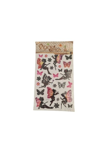 dalimag Stickere decorative, model zane, negru/rosu, 5 x 5 cm