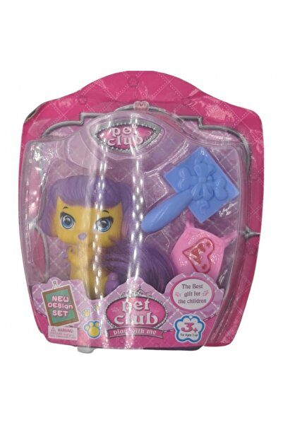 dalimag Set jucarie pet club mini, catelusa si accesorii, galben, 3 ani