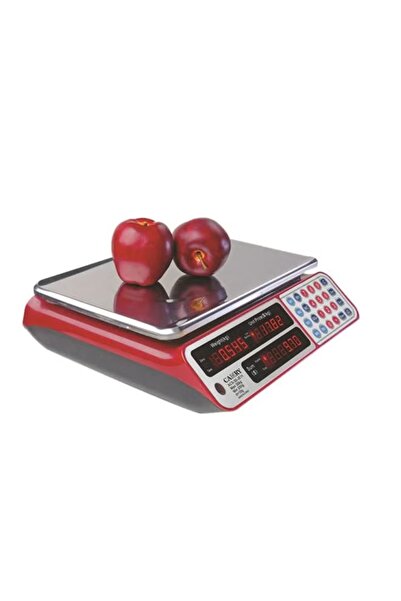CAMRY Commercial Grocery Scale Red 35.5 x 23.5centimeter