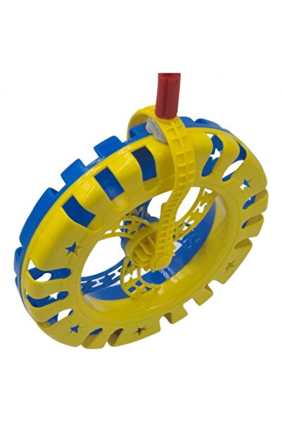 dalimag Jucarie interactiva, roata zornaitoare, 20 x 40 cm, galben/albastru