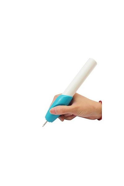 dalimag Engraving machine, hand engraver type, Blue White, 17 x 3 x 3 cm