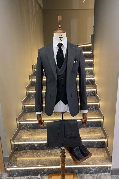 Fc Plus YELEKLİ ANTRASİT TAKIM ELBİSE