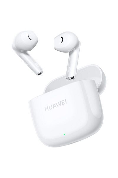 Huawei Casti In-Ear Huawei FreeBuds SE 2, Bluetooth, Carcasa de incarcare portabila, Ceramic White