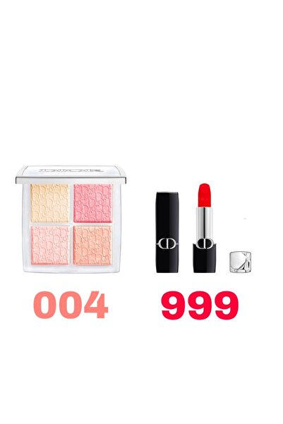 BOX Duo R Highlighter 004 and Rouge 999 Beauty Package