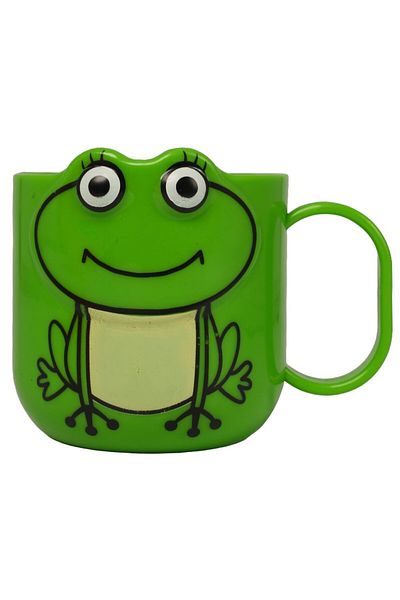 Limitless Toothbrush Cup, Unbreakable & Easy-to-Clean Holder for Toothbrush & Toothpaste, Green