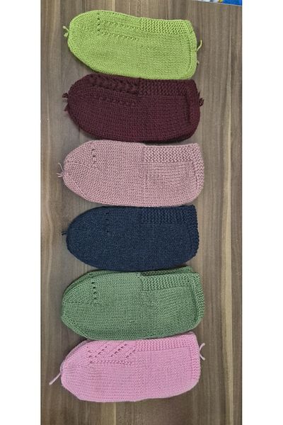 Esintili yaşam Hand Knitted Dowry Booties & Chetik