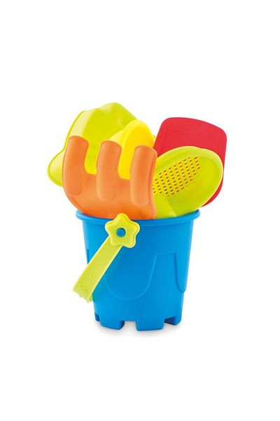dalimag Set Jucarii Plaja si Nisip, Galetusa, Lopatica, Grebla, Sita si alta forma, Multicolor