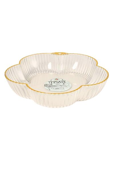 Limitless Fruit Plate Stylish and Functional for All Occasions, Fruit Bowls, Plates with Dividers, S