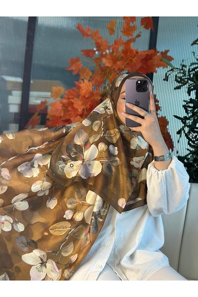 Oxygen Scarfs Wild Rose Cotton Silk Shawl-10007