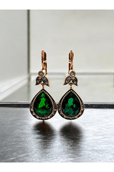 FUYA JEWELLERY Renkli Kristal Taşlı Küpe