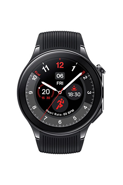 Oneplus OnePlus Watch 2 Smartwatch, 46mm, GPS, NFC, Bluetooth, Wi-Fi, Black Steel