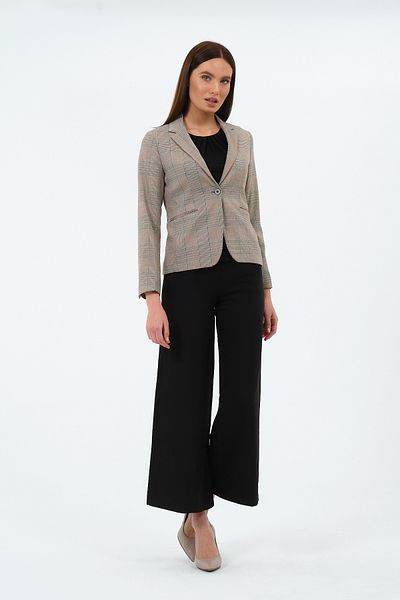VALUE FASHION Дамско яке на черно раирано каре
