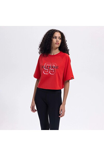 Ellesse Women's Red T-Shirt – Ef443-Rd
