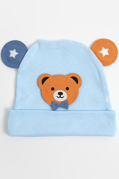 lilico Bear Pattern Colorful Men's 0-12 Months Hat