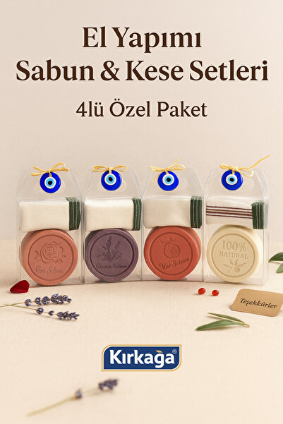 Kırkağa El Yapımı Sabun & Kese Setleri | Hediyelik & Doğal Bakım