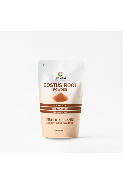 Luqmani herbs مسحوق جذر القسط، عبوة 100 جرام، الأفضل لعلاج البرد والإنفلونزا