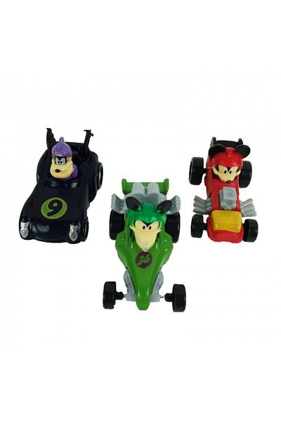 dalimag Set 3 masinute, mickey and the roadster racers, M2
