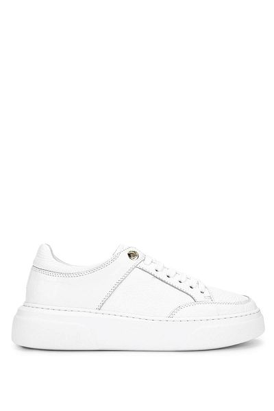 Tamer Tanca Women's Genuine Leather White Sneakers & Sports Shoes