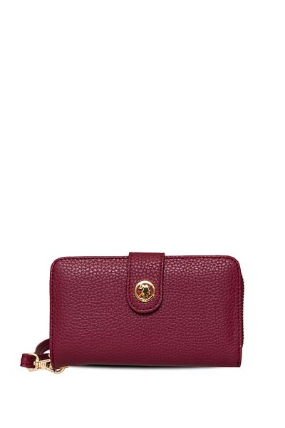 U.S. Polo Assn. Claret Red Women's Portfolio Bag Usc25750