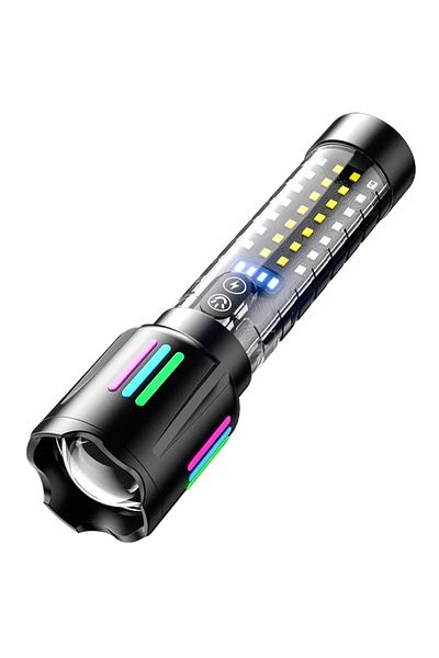 Denx مصباح يدوي DENX إضاءة قوية DX2334