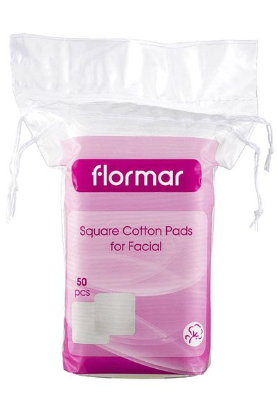 Flormar Flormar Facial Cotton Squares - 50 Pieces
