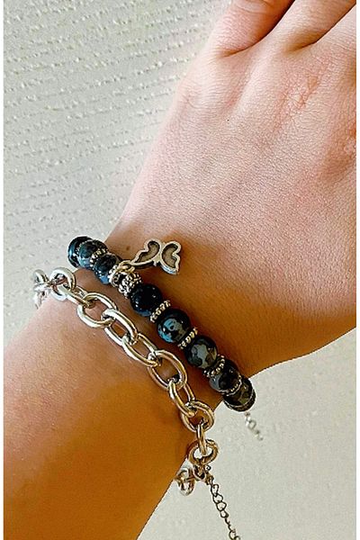 by özllem Butterfly Glass Bead Bracelet Set