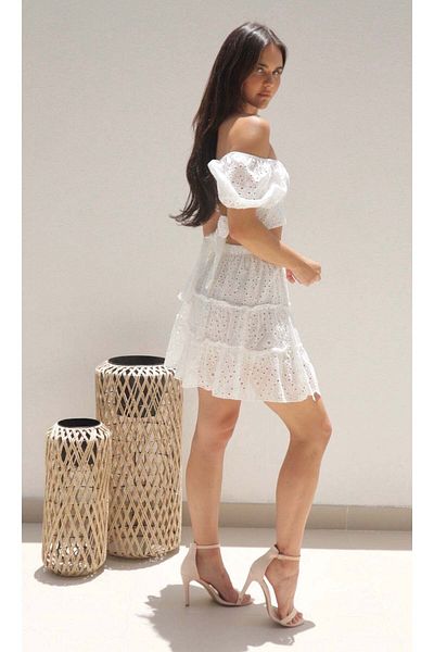 Alorabella Claudia Co-ord - White