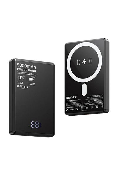 Remax Mena Thin Card Pro 20W Digital Display Metal Magnetic Wireless Fast Charging Power Bank RPP-10
