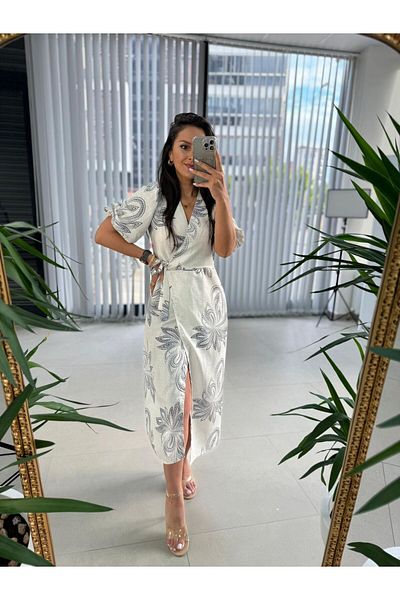 caddstore My 3202 Rochie Wrap cu sclipici neagră