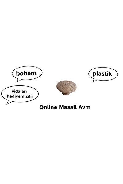MASALL Bohem kulp plastik vidaları hediyemizdir dolap,şifonyer, konsol,komidin