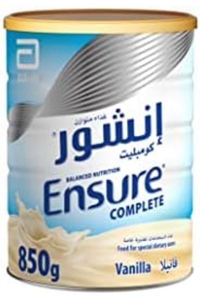 Ensure حليب مجفف كامل ومتوازن التغذية للبالغين بنكهة الفانيليا 850 جرام