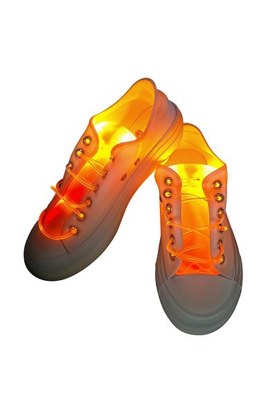 Remax Mena Colorful LED Flash Light-Up Shoelaces for Party Disco, 7 Color Modes, Glow Strap