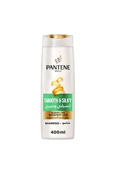 Pantene Pantene Pro-V Smooth & Silky Shampoo, Smoothes Frizzy Hair, 400ml
