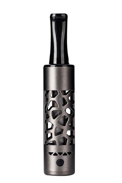 Influential Tech Portable metal ashtray with USB lighter, cigarette holder, 3 sleeves, gray, travel use