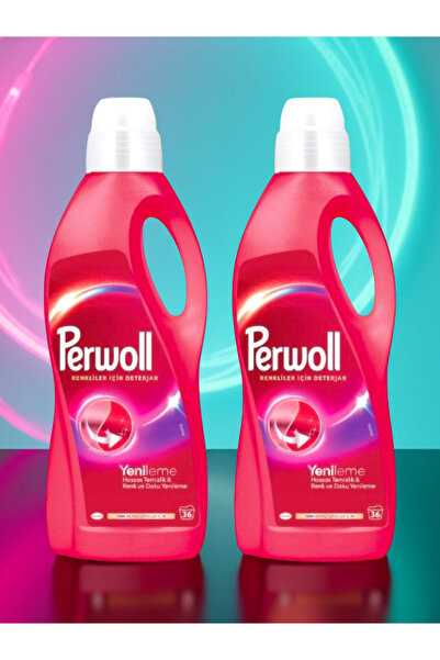 Perwoll Sıvı Deterjan Yenileme Renkliler 2 X 2 Lt
