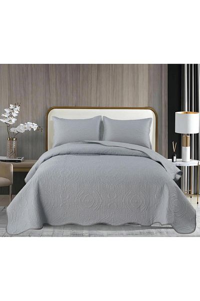 Sonia-home Bedspread and 2 pillowcases Sonia Home Design gray - 220x240 ± 5 cm and pillows 54x75