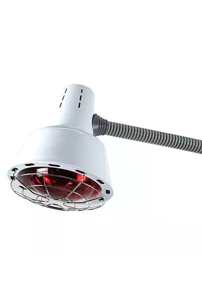 Influential Tech Infrared Physiotherapy Lamp, 275W, Adjustable Height & Temperature, for Pain Relief, White